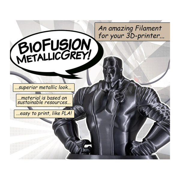 Extrudr Biofusion Metallic Grey
